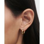 PDPAOLA ΣΚΟΥΛΑΡΙΚΙΑ ESSENTIALS BECCA HOOPS ΑΠΟ ΚΙΤΡΙΝΟ ΕΠΙΧΡΥΣΩΜΕΝΟ ΑΣΗΜΙ AR01-E02-U