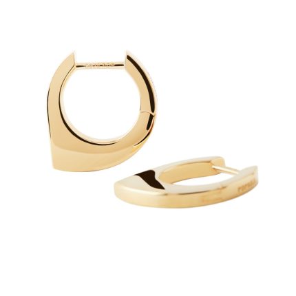 PDPAOLA ΣΚΟΥΛΑΡΙΚΙΑ ESSENTIALS ODA HOOPS ΑΠΟ ΚΙΤΡΙΝΟ ΕΠΙΧΡΥΣΩΜΕΝΟ ΑΣΗΜΙ AR01-G20-U