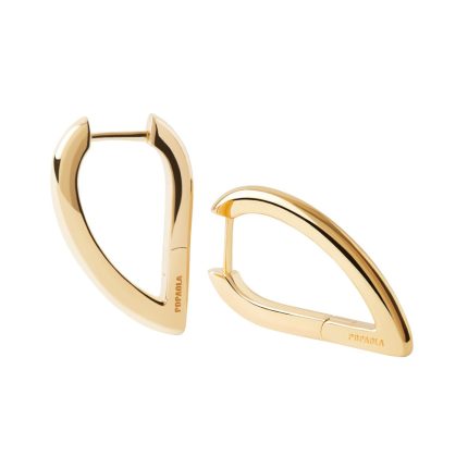 PDPAOLA ΣΚΟΥΛΑΡΙΚΙΑ ESSENTIALS VENTO MINI HOOPS ΑΠΟ ΚΙΤΡΙΝΟ ΕΠΙΧΡΥΣΩΜΕΝΟ ΑΣΗΜΙ AR01-G25-U