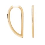 PDPAOLA ΣΚΟΥΛΑΡΙΚΙΑ ESSENTIALS VENTO MINI HOOPS ΑΠΟ ΚΙΤΡΙΝΟ ΕΠΙΧΡΥΣΩΜΕΝΟ ΑΣΗΜΙ AR01-G31-U