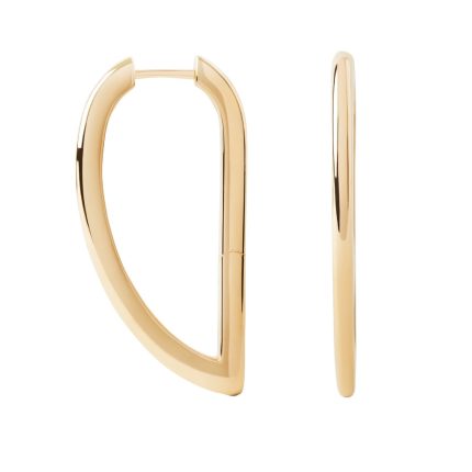 PDPAOLA ΣΚΟΥΛΑΡΙΚΙΑ ESSENTIALS VENTO MINI HOOPS ΑΠΟ ΚΙΤΡΙΝΟ ΕΠΙΧΡΥΣΩΜΕΝΟ ΑΣΗΜΙ AR01-G31-U