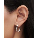 PDPAOLA ΣΚΟΥΛΑΡΙΚΙΑ ESSENTIALS HELIX HOOPS ΑΠΟ ΕΠΙΠΛΑΤΙΝΩΜΕΝΟ ΑΣΗΜΙ AR02-E15-U