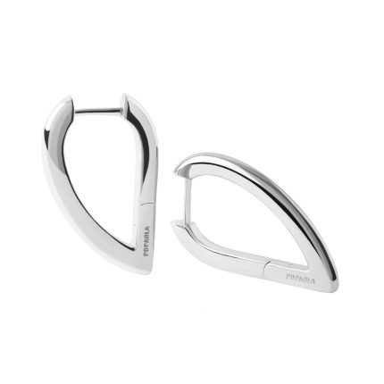 PDPAOLA ΣΚΟΥΛΑΡΙΚΙΑ ESSENTIALS VENTO MINI HOOPS ΑΠΟ ΕΠΙΠΛΑΤΙΝΩΜΕΝΟ ΑΣΗΜΙ AR02-G25-U