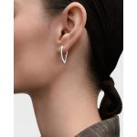 PDPAOLA ΣΚΟΥΛΑΡΙΚΙΑ ESSENTIALS VENTO MINI HOOPS ΑΠΟ ΕΠΙΠΛΑΤΙΝΩΜΕΝΟ ΑΣΗΜΙ AR02-G25-U