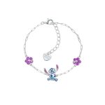 ΒΡΑΧΙΟΛΙ DISNEY LILO & STITCH ΑΠΟ ΕΠΙΠΛΑΤΙΝΩΜΕΝΟ ΑΣΗΜΙ ΜΕ ΣΜΑΛΤΟ BS00095SL-65.CS