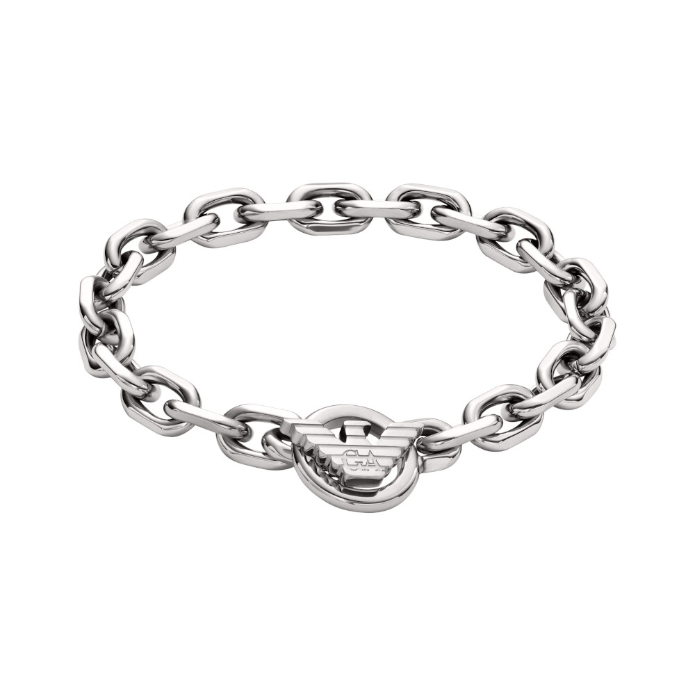 EMPORIO ARMANI EAGLE LOGO ΒΡΑΧΙΟΛΙ ΑΠΟ ΑΝΟΞΕΙΔΩΤΟ ΑΤΣΑΛΙ EGS3236040 EMPORIO ARMANI EAGLE LOGO ΒΡΑΧΙΟΛΙ ΑΠΟ ΑΝΟΞΕΙΔΩΤΟ ΑΤΣΑΛΙ EGS3236040