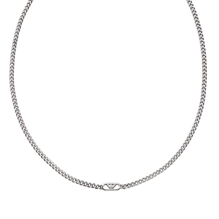 EMPORIO ARMANI EAGLE LOGO ΚΟΛΙΕ ΑΠΟ ΑΝΟΞΕΙΔΩΤΟ ΑΤΣΑΛΙ EGS3246040