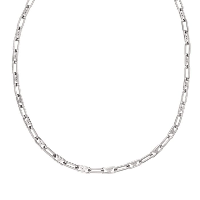 EMPORIO ARMANI EAGLE LOGO ΚΟΛΙΕ ΑΠΟ ΑΝΟΞΕΙΔΩΤΟ ΑΤΣΑΛΙ EGS3248040