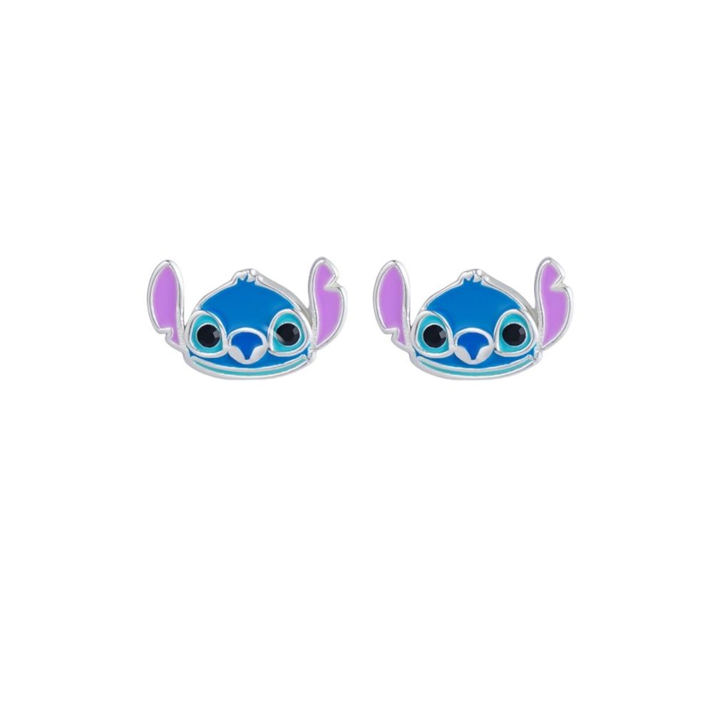 ΣΚΟΥΛΑΡΙΚΙΑ DISNEY LILO & STITCH ΑΠΟ ΕΠΙΠΛΑΤΙΝΩΜΕΝΟ ΑΣΗΜΙ ΜΕ ΣΜΑΛΤΟ ES00097SRHL.CS