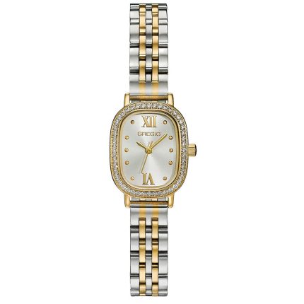 Gregio Aurora Crystals Two Tone Stainless Steel Bracelet GR450040