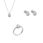 ΣΕΤ ΑΠΟ 14 ΚΑΡΑΤΙΑ ΛΕΥΚΟΧΡΥΣΟ ΜΕ ΖΙΡΓΚΟΝ 0062-SET256734