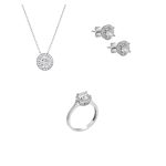 ΣΕΤ ΑΠΟ 14 ΚΑΡΑΤΙΑ ΛΕΥΚΟΧΡΥΣΟ ΜΕ ΖΙΡΓΚΟΝ 0067-SET256735