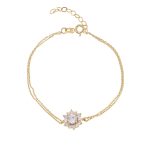 ΒΡΑΧΙΟΛΙ 14 ΚΑΡΑΤΙΑ ΚΙΤΡΙΝΟ ΧΡΥΣΟ ΜΕ ΖΙΡΓΚΟΝ 0120-BR256827