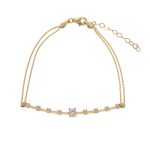 ΒΡΑΧΙΟΛΙ 14 ΚΑΡΑΤΙΑ ΚΙΤΡΙΝΟ ΧΡΥΣΟ ΜΕ ΖΙΡΓΚΟΝ 0100-BR256829