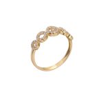 ΔΑΧΤΥΛΙΔΙ 14 ΚΑΡΑΤΙΑ ΚΙΤΡΙΝΟ ΧΡΥΣΟ ΜΕ ΖΙΡΓΚΟΝ 0109-DA256840