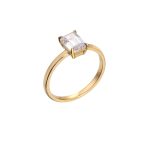 ΜΟΝΟΠΕΤΡΟ 14 ΚΑΡΑΤΙΑ ΚΙΤΡΙΝΟ ΧΡΥΣΟ ΜΕ ΤΕΤΡΑΓΩΝΟ ΖΙΡΓΚΟΝ 0174-DA256845