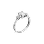 ΜΟΝΟΠΕΤΡΟ 14 ΚΑΡΑΤΙΑ ΛΕΥΚΟΧΡΥΣΟ ΜΕ ΟΒΑΛ ΖΙΡΓΚΟΝ 0160-DA256849