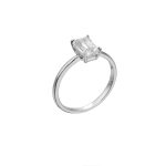 ΜΟΝΟΠΕΤΡΟ 14 ΚΑΡΑΤΙΑ ΛΕΥΚΟΧΡΥΣΟ ΜΕ ΤΕΤΡΑΓΩΝΟ ΖΙΡΓΚΟΝ 0170-DA256867