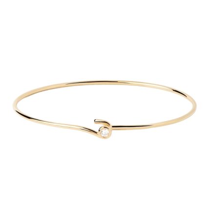 PDPAOLA ΒΡΑΧΙΟΛΙ ESSENTIALS SIENA BANGLE ΑΠΟ ΚΙΤΡΙΝΟ ΕΠΙΧΡΥΣΩΜΕΝΟ ΑΣΗΜΙ PU01-619-U