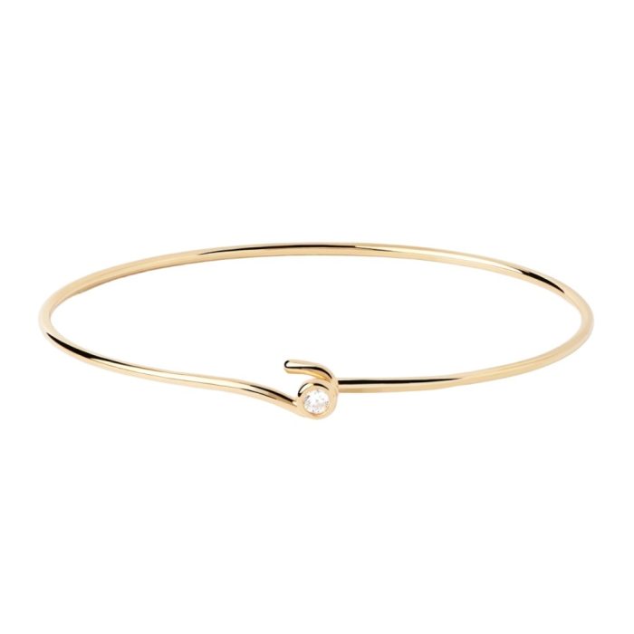 PDPAOLA ΒΡΑΧΙΟΛΙ ESSENTIALS SIENA BANGLE ΑΠΟ ΚΙΤΡΙΝΟ ΕΠΙΧΡΥΣΩΜΕΝΟ ΑΣΗΜΙ PU01-619-U