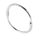 PDPAOLA ΒΡΑΧΙΟΛΙ ESSENTIALS LOOP BANGLE ΑΠΟ ΕΠΙΠΛΑΤΙΝΩΜΕΝΟ ΑΣΗΜΙ PU02-851-M