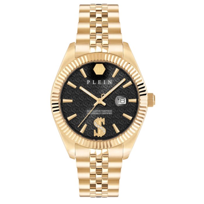 Philipp Plein Date Superlative Gold Stainless Steel Bracelet PWMFA1025