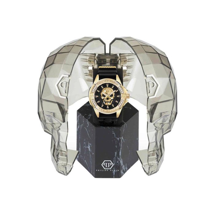 Philipp Plein The Skull Black Rubber Strap PWNAA0122