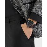 Philipp Plein The Hexagon Phantom Crystals Black Silicone Strap PWPUA0324