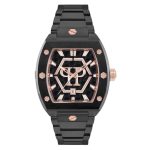 Philipp Plein Hexagon Phantom Black Stainless Steel Bracelet PWPUA1025