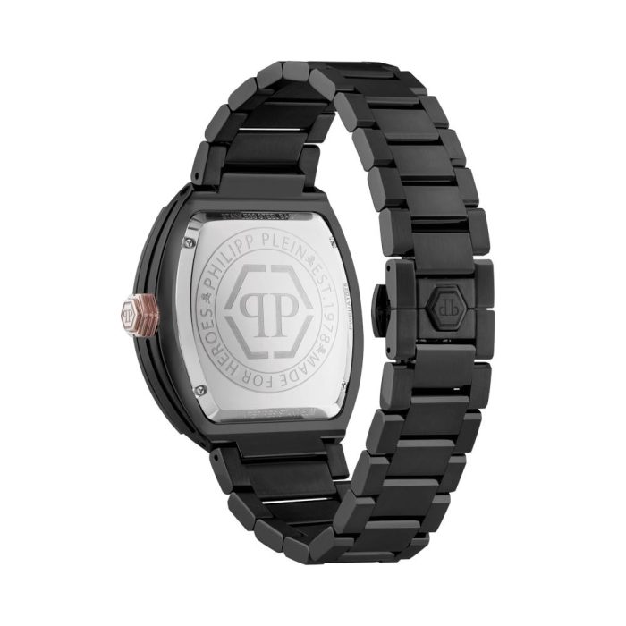 Philipp Plein Hexagon Phantom Black Stainless Steel Bracelet PWPUA1025
