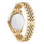 Philipp Plein Date Superlative Crystals Gold Stainless Steel Bracelet PWYFA0425