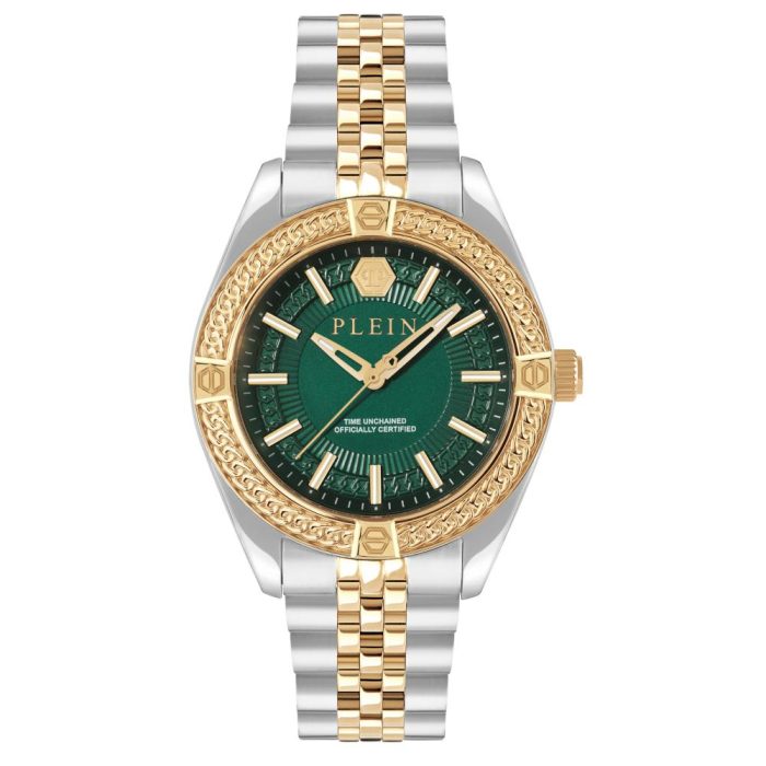 Philipp Plein Icon Chain Two Tone Stainless Steel Bracelet PWZFA0225