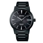 Seiko Presage Cocktail Time "The Black Velvet" Automatic Black Stainless Steel Bracelet SRPJ15J1
