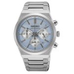 Seiko Conceptual Silver Stainless Steel Bracelet Chronograph SSB459P1