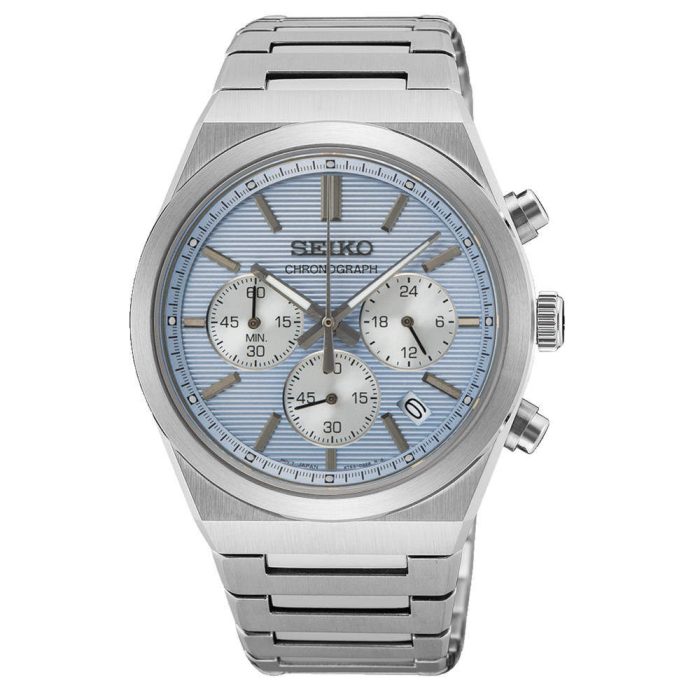 Seiko Conceptual Silver Stainless Steel Bracelet Chronograph SSB459P1