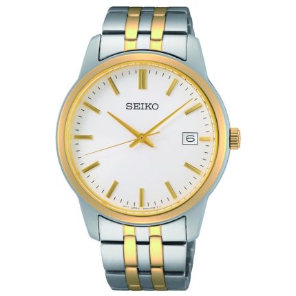 Seiko Conceptual Two Tone Stainless Steel Bracelet SUR402P1