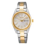 Seiko Conceptual Two Tone Stainless Steel Bracelet SUR454P1J