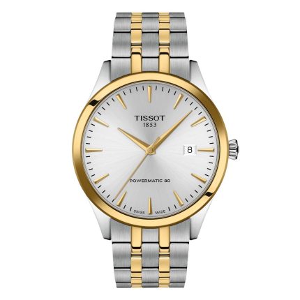 Tissot Classic Dream Powermatic 80 Automatic Two Tone Stainless Steel Bracelet T1584072203100