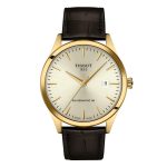 Tissot Classic Dream Powermatic 80 Automatic Brown Leather Strap T1584073626100