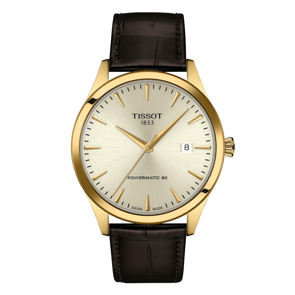 Tissot Classic Dream Powermatic 80 Automatic Brown Leather Strap T1584073626100 Tissot Classic Dream Powermatic 80 Automatic Brown Leather Strap T1584073626100