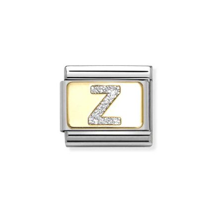 NOMINATION COMPOSABLE CLASSIC LINK LETTER Z IN 18K GOLD 030291/26