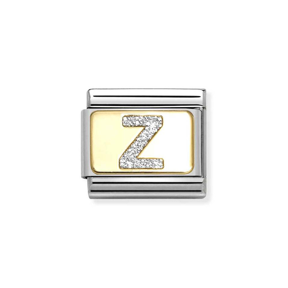 NOMINATION COMPOSABLE CLASSIC LINK LETTER Z IN 18K GOLD 030291/26 NOMINATION COMPOSABLE CLASSIC LINK LETTER Z IN 18K GOLD 030291/26