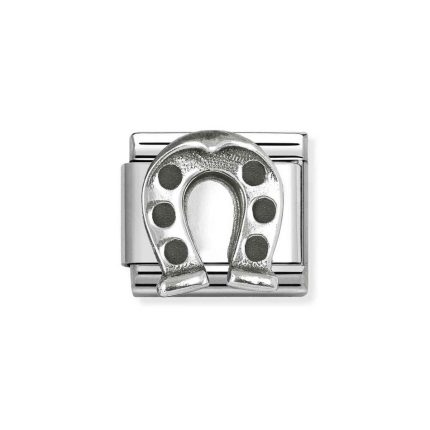 NOMINATION COMPOSABLE CLASSIC LINK HORSESHOE IN STERLING SILVER 330101/95