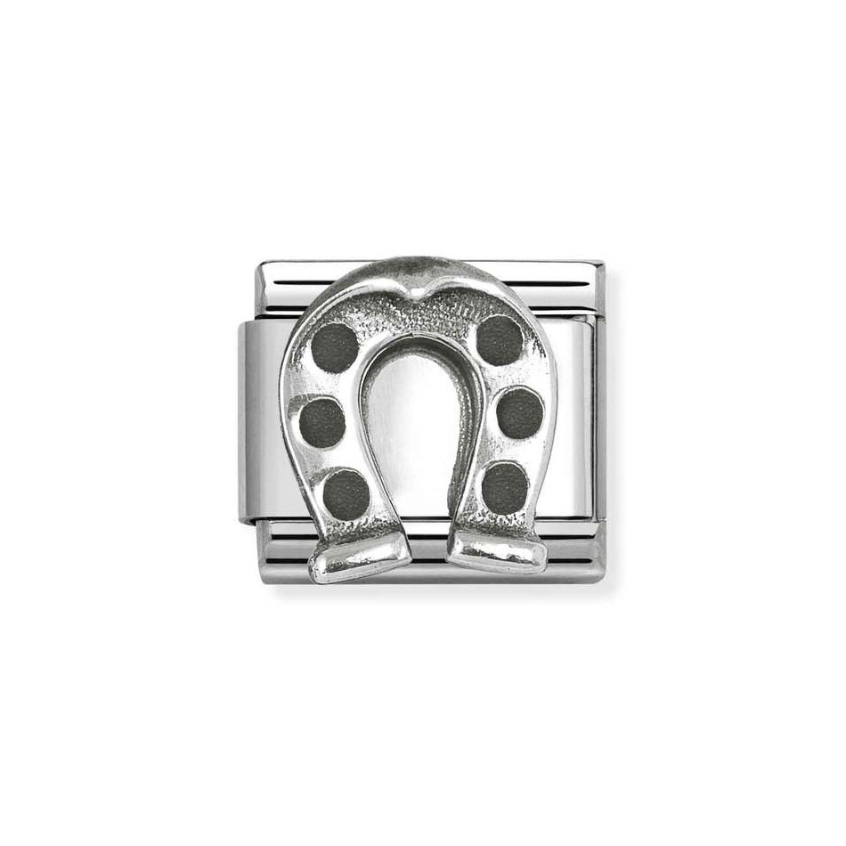 NOMINATION COMPOSABLE CLASSIC LINK HORSESHOE IN STERLING SILVER 330101/95 NOMINATION COMPOSABLE CLASSIC LINK HORSESHOE IN STERLING SILVER 330101/95