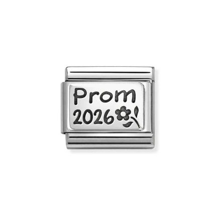 NOMINATION COMPOSABLE CLASSIC LINK PROM 2026 IN STERLING SILVER WITH ENAMEL 330109/66