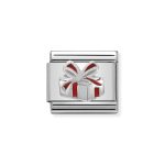 NOMINATION COMPOSABLE CLASSIC LINK RED GIFT BOX IN STERLING SILVER 330204/06