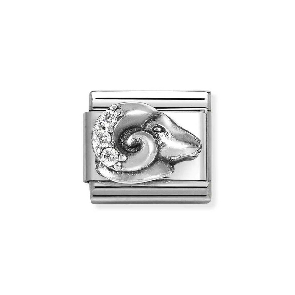 NOMINATION COMPOSABLE CLASSIC LINK ARIES IN STERLING SILVER 330326/01