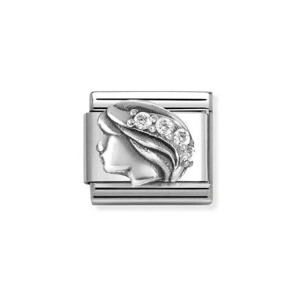 NOMINATION COMPOSABLE CLASSIC LINK VIRGO IN STERLING SILVER 330326/06
