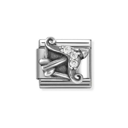NOMINATION COMPOSABLE CLASSIC LINK SAGITTARIUS IN STERLING SILVER 330326/09