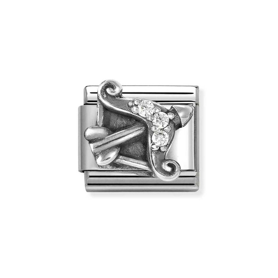 NOMINATION COMPOSABLE CLASSIC LINK SAGITTARIUS IN STERLING SILVER 330326/09 NOMINATION COMPOSABLE CLASSIC LINK SAGITTARIUS IN STERLING SILVER 330326/09